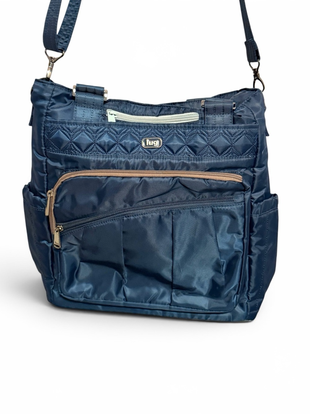 Lug ace Tote bag with crossbody strap